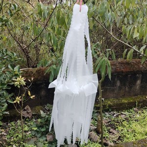 清明节用品挂清挂纸灯笼纯白挂山纸上坟坟飘贵州传统殡葬祭祀扫墓