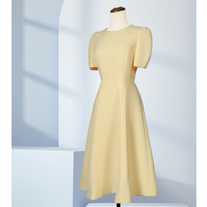 气质小礼服平时可穿小香风肌理感高端精致法式茶歇连衣裙女夏新款