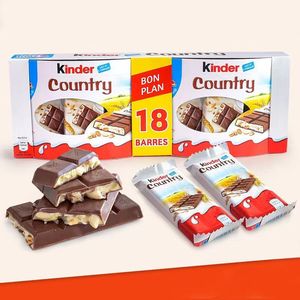 健达Kinder牛奶谷物脆康脆麦乡村巧克力9枚盒装德国原装进口零食