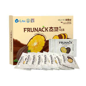 韩国进口柑橘代可可脂黑巧克力57.6g含12片网红临期零食品特价