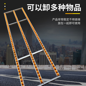 无动力卸货神器滑梯下货装车传送便携输送仓储物流搬运输送滑轮