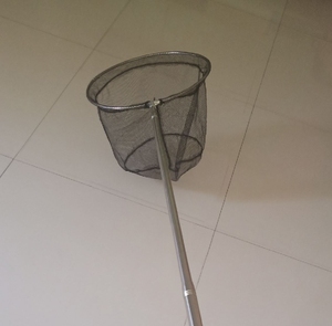 野钓抄网竿手抄网小眼鲫鱼抄网超轻钓鱼小号网兜漏网牢固鱼捞捕鱼