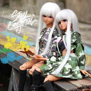 叶罗丽娃娃60厘米日烧限量版bjd黑皮娃娃改妆夜萝莉正版女孩