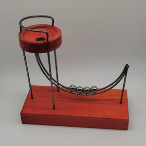 创意摆件 kinetic art 永动机动力学艺术摆件小球循环创意装饰品