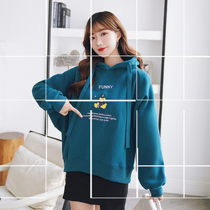 京东商城高梵卫衣女秋冬2020年新款宽松韩版温柔风chic港风加绒加