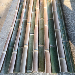 竹排板竹片竹条材料凉席细diy无节手工搭棚栅栏庭院装潢垫板围栏
