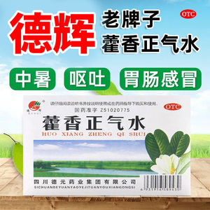 德辉藿香正气水10支装儿童藿香正气液消化不良防暑中暑可搭十滴水