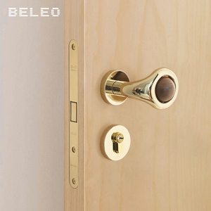 贝雷欧「星辰」静音室内门锁家用通用型卧室锁磁吸房间实木门把手