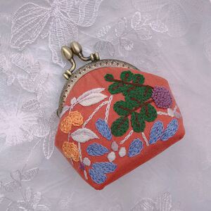 成品璟娘手工坊 手工刺绣零钱包 口金包成品 85cm圆形口金包