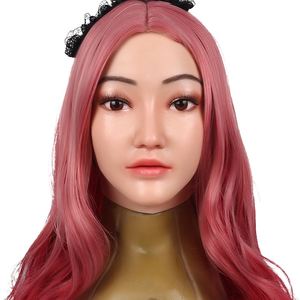 850人付款淘宝全包姑娘变妆换装女装道具男用变装用品伪娘头套硅胶