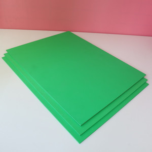 绿色pvc发泡板安迪板雪弗板建筑沙盘模型材料硬泡沫板diy制作板材