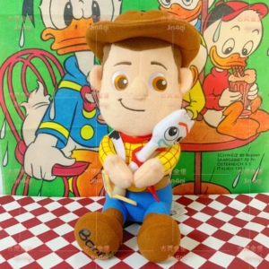 【中古】日本世嘉sega迪士尼玩具总动员胡迪抱叉叉公仔