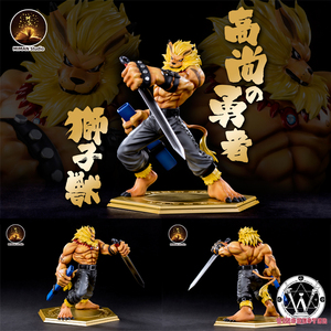 迷漫 数码宝贝 数码世界图鉴系列第八弹 狮子兽手办gk雕像模型