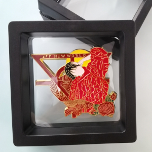 歌王华晨宇金属徽章烤漆工艺花花设计周边饰品章子胸针饭圈纪念章