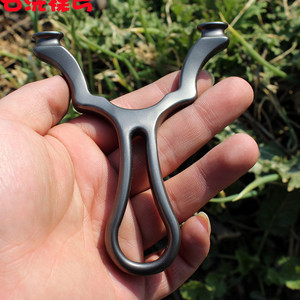 短中拉扁皮弹弓大弓门钛钢精准非不锈钢吉拉拉龅牙弹弓器扁皮户外