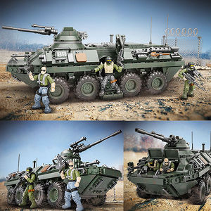 乐高积木男孩史崔克装甲车模型益智拼装军事系列玩具儿童生日礼物