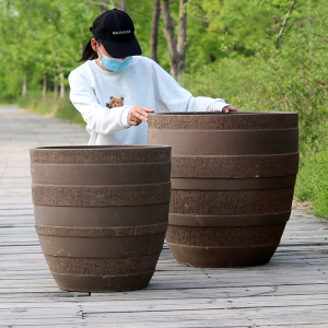 高端手工特大紫砂花盆栽树盆种树大盆客厅北欧粗陶景观盆清仓特价