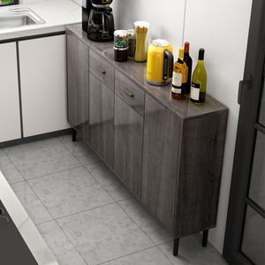 餐边柜厨房储物柜家用碗柜客厅现代简约轻奢靠墙可定制小户型窄柜