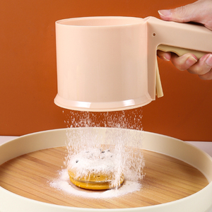 手持半自动过滤网筛面粉筛过筛网烘焙糖粉筛粉器超细撒粉筛子家用