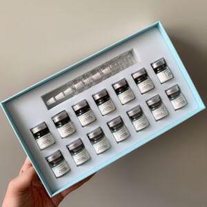 百雀羚冻干粉多肽修护紧弹精华套组补水淡化细纹痘印收缩毛孔正