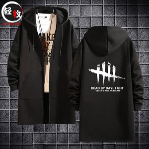 dead by daylight黎明杀机潮牌ins秋冬男女中长款风衣外套衣服学
