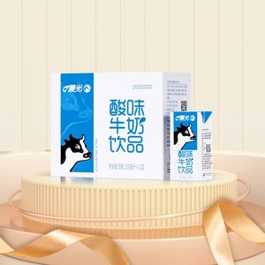 晨光 酸牛奶乳饮品200ml*12盒*2箱营养早餐酸甜清爽 酸酸甜甜