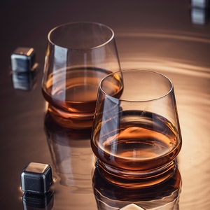 啤酒杯威士忌酒杯水晶玻璃洋酒杯子北欧酒吧个性创意野格喝酒杯子