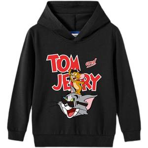 猫和老鼠童装衣服春秋男童连帽卫衣2021新款儿童杰瑞长袖宝宝外套