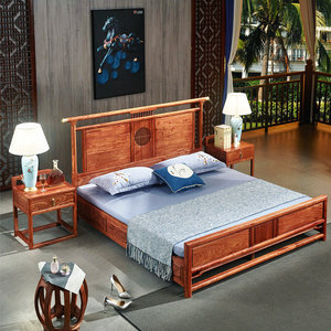 红木床实木紫檀全实木