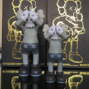 mand kaws站姿捂脸公仔手办模型玩偶玩具桌面摆件originalfake