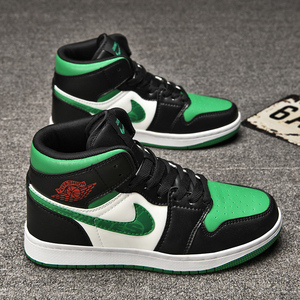 aj男鞋新款绿巨人百搭运动篮球高帮鞋aj1学生时尚莆田版潮流板鞋