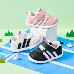 木木屋童鞋1-2岁婴儿软底学步鞋春秋男女宝宝透气防滑小白鞋2022