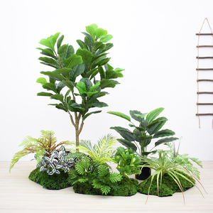 北欧仿真植物造景芭蕉树假盆栽室内装饰大型绿植假树客厅落地假花