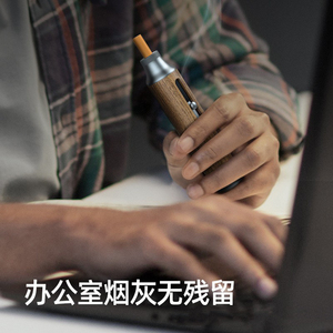 吸烟神器免弹烟灰抽烟不掉烟灰缸开车吸烟器烟嘴男士随身车载烟套