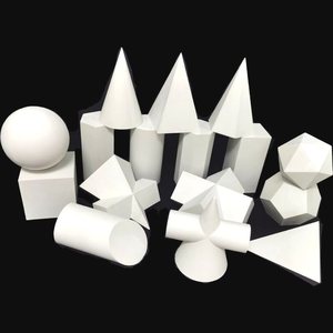 圆柱圆锥教具圆柱体教具几何体石膏像美术教具几何体模型静物写生