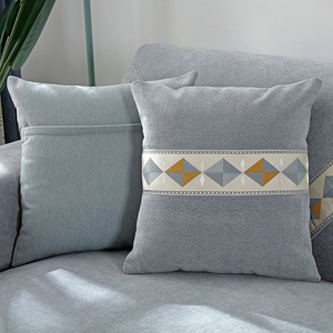 现代简约沙发抱枕客厅高档靠垫床头靠包办公室靠枕车用学生腰枕