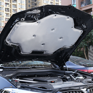 18-22宝马x3x4发动机隔音棉改装 引擎盖隔热棉专用配件铝箔阻燃垫