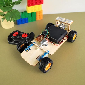 拼装遥控车diy套件 手工创意科技赛车模型玩具 实验组装炫酷汽车