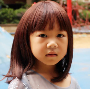 儿童假发头套发饰公主造型短发波波头女童拍摄影楼道具发套可爱