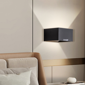 松伟【光影】北欧现代简约壁灯电视墙壁灯走廊过道楼梯卧室床头灯