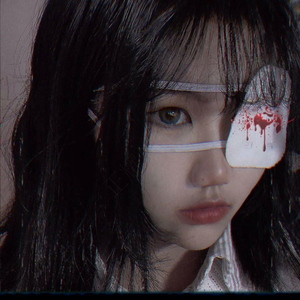 包邮日系正版医用单眼罩遮光眼睛受伤手术后保护罩中二病cosplay