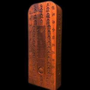 新品枣木天皇号令五雷劈钦安殿伏羲令牌天师府授箓雷击令牌符版法