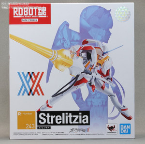 万代robot魂国家队darling franxx 鹤望兰号 02 真红解放翠雀号