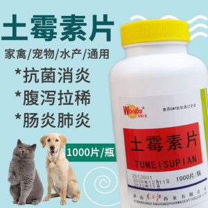 土霉素片兽用胃肠炎症药宠物犬猫咪狗狗止腹泻呕吐拉肚子拉稀消炎