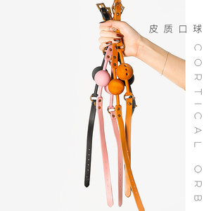 情趣sm口球k9狗奴口塞流口水球堵嘴口含球bdsm硅胶皮质sp男女通用