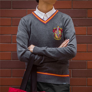 cinereplicas哈利波特正版周边格兰芬多v领cos校服 制服 针织毛衣