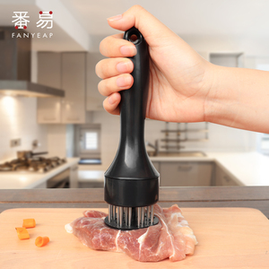 V不锈钢松肉器/猪肉松肉锤扣肉插肉针牛扒松肉针锤肉器扎孔器家用