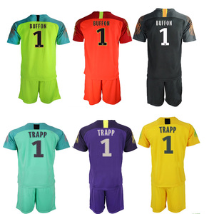 巴黎圣日耳曼18-19足球服守门员1号布冯纳瓦斯短袖门将服球衣印号