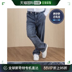 韩国直邮中年男性换季腰部弹性水洗牛仔裤 619