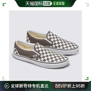 韩国直邮Vans 帆布鞋 [VANS] 彩色 格子滑板 经典款 Slip-on 舌式